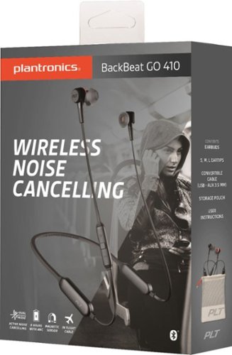 Plantronics BackBeat GO 410 Wireless Noise Cancelling Earbud Headphones - Graphite HOW TO BUY
