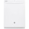 GE - 24" Top Control Tall Tub Built-In Dishwasher - White-Front_Standard