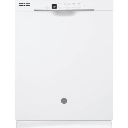  GE - 24&quot; Front Control Built-In Dishwasher, 54 dBA - White