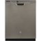 GE - 24" Front Control Tall Tub Built-In Dishwasher - Slate-Front_Standard