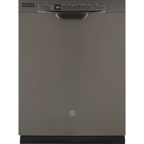 GE - 24" Front Control Tall Tub Built-In Dishwasher with 3rd Rack - Slate