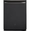 GE - 24" Top Control Tall Tub Built-In Dishwasher - Black Slate-Front_Standard