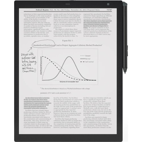Sony - DPT Series Digital Paper - 13.3" - 16GB - Black-Front_Standard 