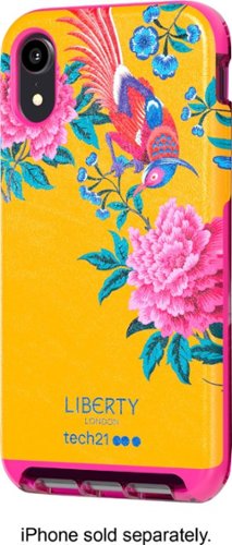  Tech21 - Liberty London Evo Luxe Case for Apple iPhone XR - Yellow