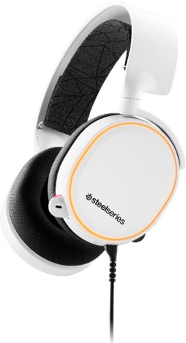 SteelSeries - Arctis 5 Wired DTS Headphone:X v2.0 Gaming Headset for PC, PS5, and PS4 - White