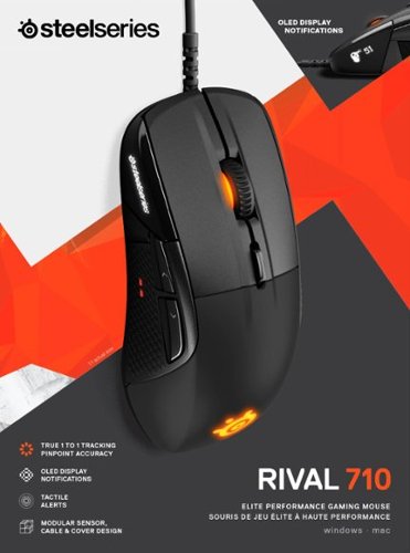 SteelSeries Rival 710 Wired Optical Gaming Mouse - Black HOW TO BUY