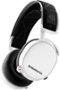 SteelSeries - Arctis 7 Wireless DTS Gaming Over-The-Ear Headset for PC, PlayStation 4 and PlayStation 5 - White-Front_Standard