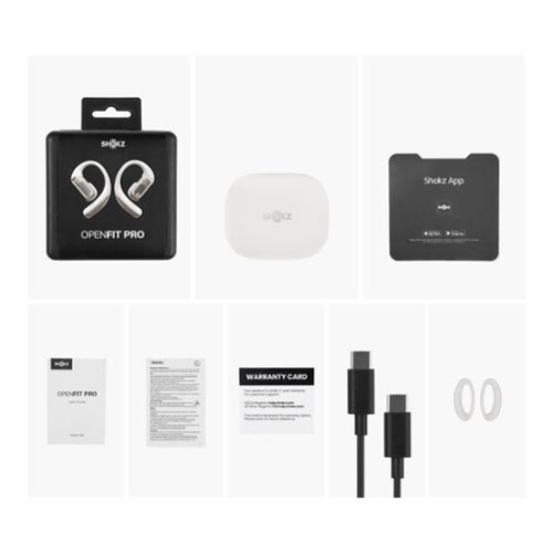 Shokz OpenFit Pro Open-Ear True Wireless Active Noise Reduction Earbuds - White HOW TO BUY