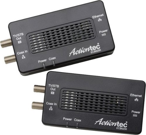 Actiontec - Bonded MoCA 2.0 Wired Network Adapter (2-Pack)
