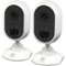 Swann - Smart Security Indoor Wi-Fi Wireless Network Surveillance Cameras (2-Pack) - White-Front_Standard