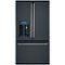 Café - 27.8 Cu. Ft. French Door Refrigerator with Keurig Brewing System - Matte Black-Front_Standard