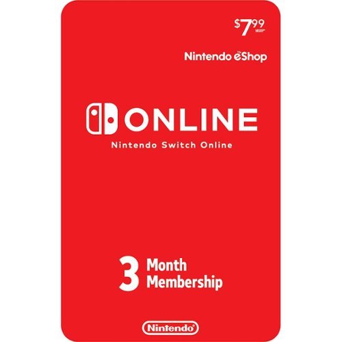 Nintendo Switch Online 3-Month Individual Membership [Digital]