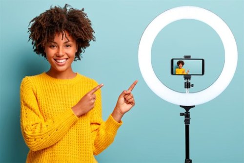 Sunpak LED 448 19 Bi-Color Ring Light Kit - Black BUY ONLINE