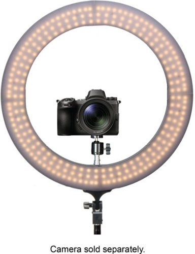 Sunpak LED 448 19 Bi-Color Ring Light Kit - Black BUY IN SINGAPORE