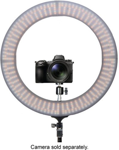 Sunpak LED 448 19 Bi-Color Ring Light Kit - Black BUY IN UAE