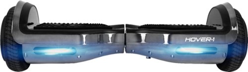 Hover-1 - Chrome 1.0 Electric Self-Balancing Scooter w/6 mi Max Operating Range & 6.2 mph Max Speed - Gunmetal-Front_Standard 