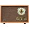 Victrola - Retro Wood Bluetooth AM/FM Radio - Walnut-Front_Standard 