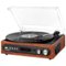 Victrola - Bluetooth Stereo Audio System - Mahogany-Front_Standard