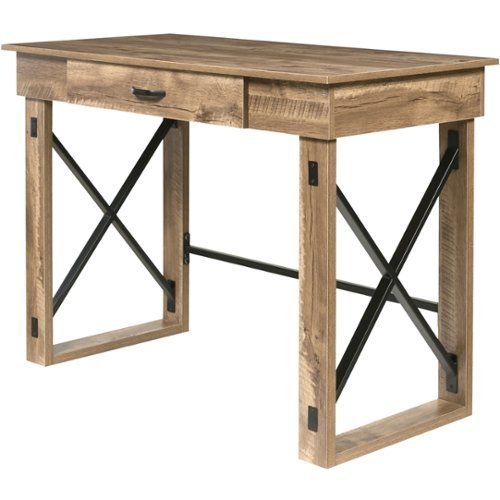 OneSpace - Martin Standing Desk - Natural Oak