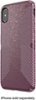 Speck - Presidio Grip + Glitter Case for Apple® iPhone® XS Max - Starlit Purple With Gold Glitter-Front_Standard