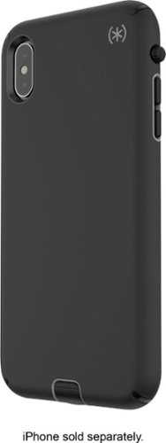 Speck - Presidio Sport Case for Apple® iPhone® XS Max - Black/Gunmetal Gray-Front_Standard 