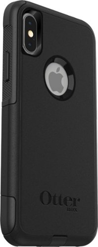 OtterBox - Commuter Case for Apple® iPhone® X and XS - Black-Angle_Standard 