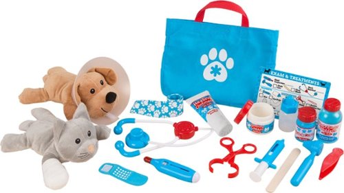  Melissa &amp; Doug - Examine &amp; Treat Pet Vet Play Set - Blue