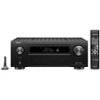 Denon - AVR-X6500H Receiver - 8 HDMI In /3 Out, 11.2 Channel 140 W/Ch Dolby Surround Sound Music Streaming + HEOS - Black-Front_Standard