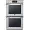 LG - STUDIO 30" Smart Built-In Electric Convection Double Wall Oven with EasyClean - Stainless Steel-Front_Standard