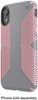 Speck - Presidio GLOSSY GRIP Case for Apple® iPhone® XR - Gunmetal Gray/Tart Pink-Front_Standard