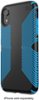 Speck - Presidio GLOSSY GRIP Case for Apple® iPhone® XR - Black/Neptune Blue-Front_Standard