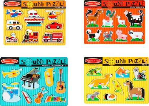  Melissa &amp; Doug - Sound Puzzle - Styles May Vary