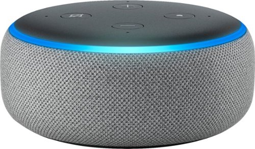  Amazon - Echo Dot (3rd Gen) - Smart Speaker with Alexa - Heather Gray