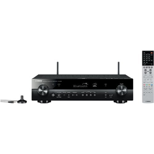 Yamaha - 5.1-Ch. Bluetooth Capable 4K Ultra HD HDR Compatible A/V Home Theater Receiver - Black-Front_Standard 