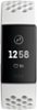 Fitbit - Charge 3 Special Edition Activity Tracker + Heart Rate - White/Graphite-Front_Standard
