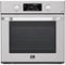 LG - STUDIO 30" Built-In Single Electric Convection Wall Oven with WiFi and EasyClean - Stainless steel-Front_Standard 