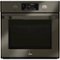 LG - STUDIO 30" Built-In Single Electric Convection Wall Oven - Black Stainless Steel-Front_Standard