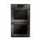 LG - STUDIO 30" Built-In Double Electric Convection Wall Oven - Black Stainless Steel-Front_Standard