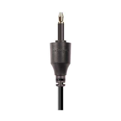 AudioQuest OptiLink 5' Toslink Fiber-Optic Cable - Black/Gray Stripe GLOBAL SHIPPING