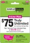 Simple Mobile - Truly Unlimited 2-Line 30-Day Plan-Front_Standard