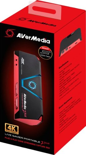 AVerMedia Live Gamer Portable 2 Plus - Black GLOBAL SHIPPING