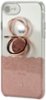 kate spade new york - Hardshell Case + Ring for Apple® iPhone® X and XS - Scallop Rose Gold Glitter/Clear-Front_Standard