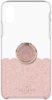 kate spade new york - Hardshell Case + Ring for Apple® iPhone® XS Max - Rose Gold Glitter/Clear-Front_Standard