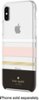 kate spade new york - Case for Apple® iPhone® XS Max - Charlotte Stripe Black-Front_Standard