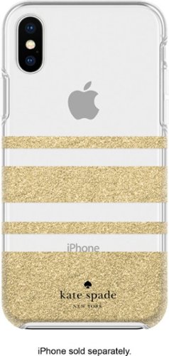 kate spade new york Protective Hardshell Case for Apple iPhone X and XS - Gold WORLDWIDE DELIVERY