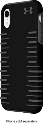Under Armour - Protect Grip Case for Apple® iPhone® XR - Gray/Black-Front_Standard 
