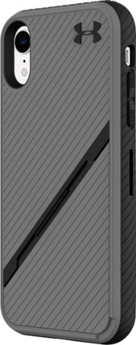 Under Armour - Protect Stash Case for Apple® iPhone® XR - Gray-Front_Standard 