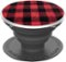 PopSockets - Multifunctional Holder for Mobile Phones - Red/Black (Accordion)/Black (Platform)-Front_Standard