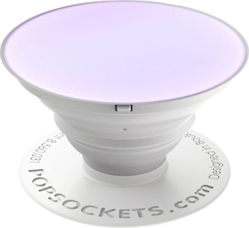 PopSockets - Multifunctional Holder for Mobile Phones - Gray (Accordion)/Gray (Platform)-Front_Standard 