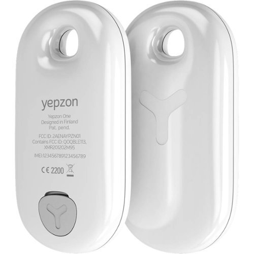 Yepzon One GPS Item Tracker - White GLOBAL SHIPPING